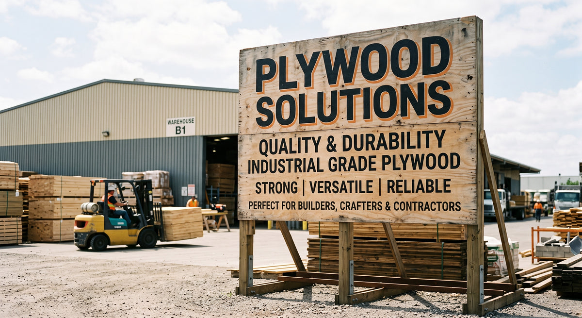 Plywood Sign