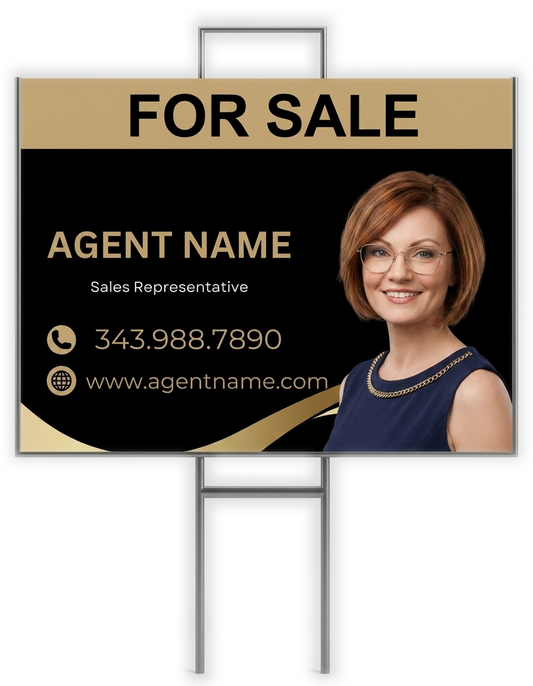 32"×24" Insert-Style Agent Sign