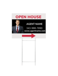 4mm coroplast direction lawn sign