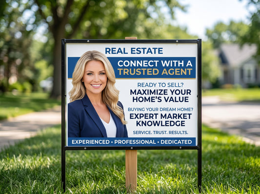 32"×24" Insert-Style Agent Sign