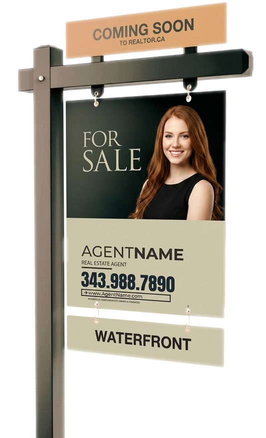 24×32 8mm Hanging-Style Agent Sign