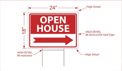 Open House Sign
