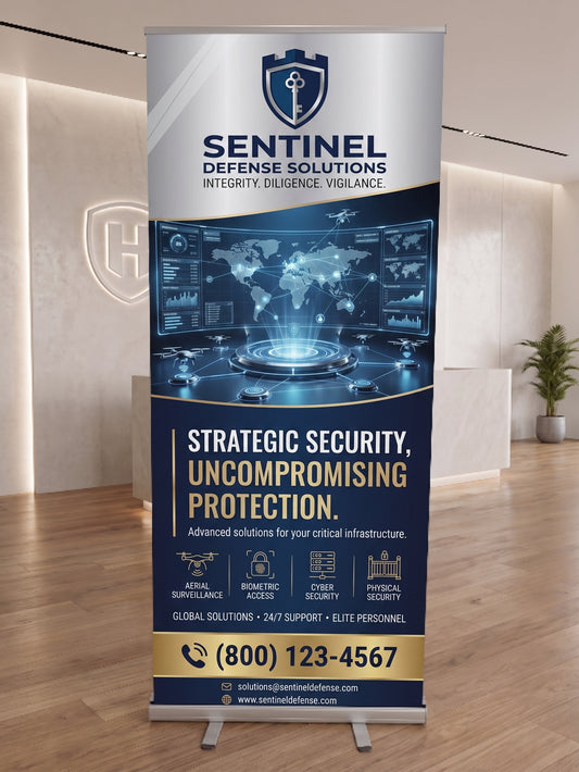 Retractable Banners 33.5”×80”