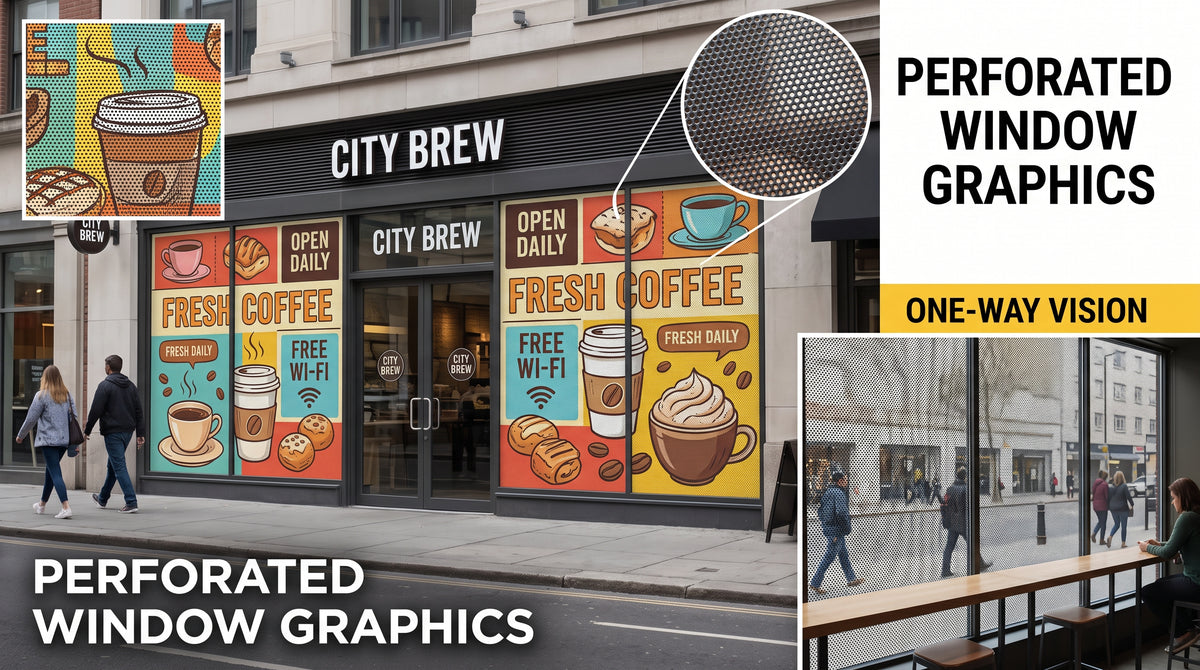 Perforated Window Graphics