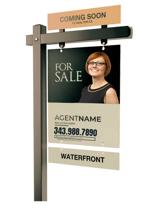 24×32 8mm Hanging-Style Agent Sign