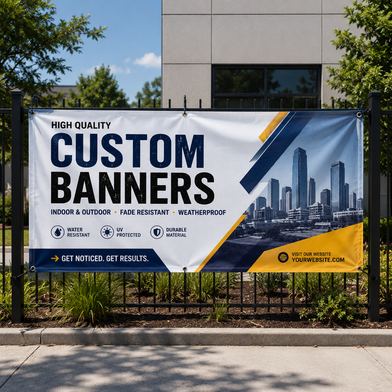 Hanging banner