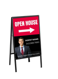 24"×18" 4mm coroplast open house inserts