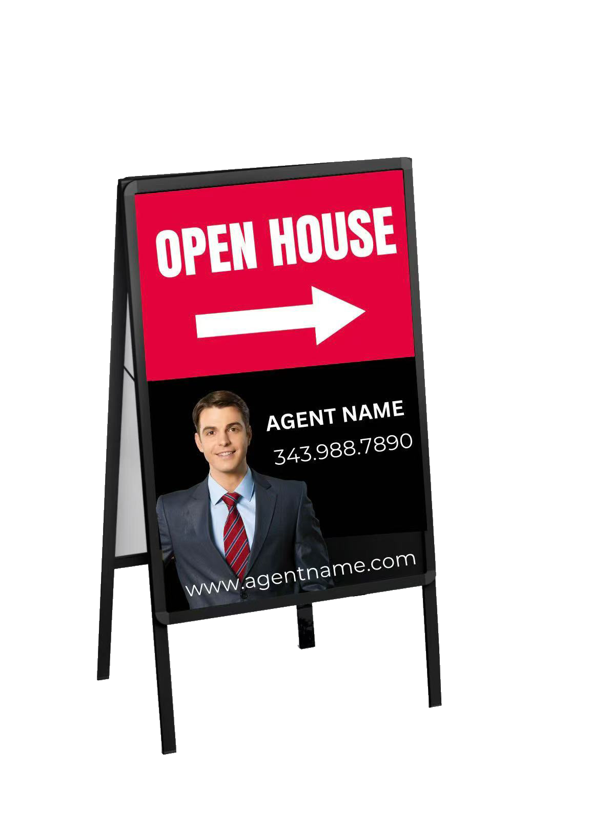 24"×18" 4mm coroplast open house inserts