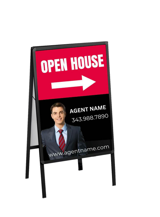 24"×18" 4mm coroplast open house inserts