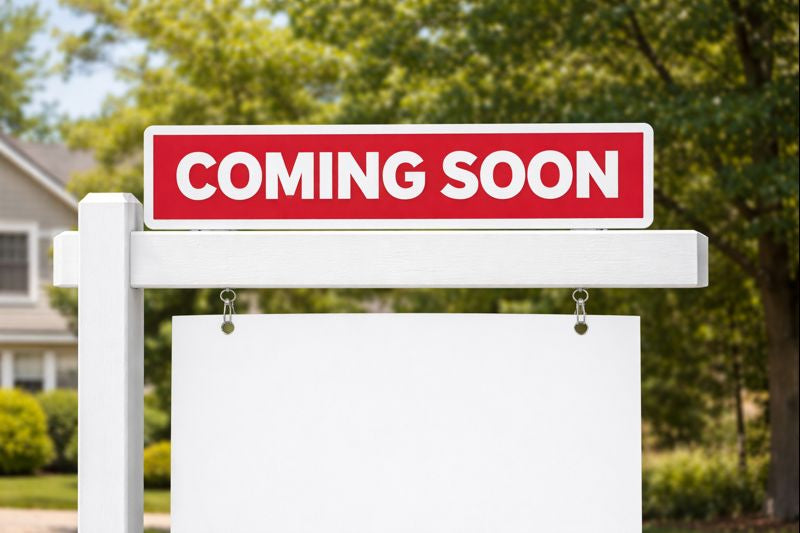 Real estate sign topper